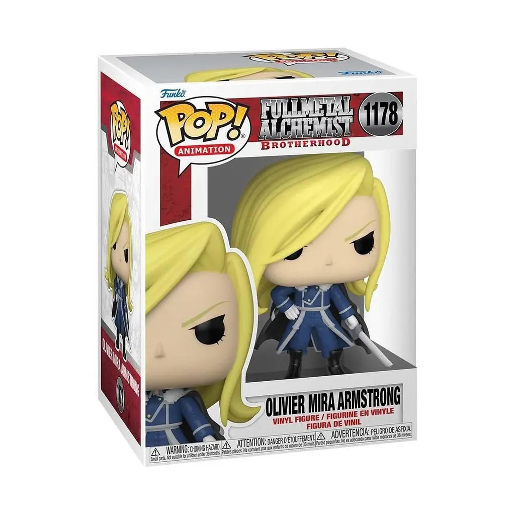 Фигурка Funko Pop Фанко Поп Fullmetal Alchemist Стальной алхимик Mira Armstrong Мила Армстронг 10 см FA MA 1178 - фото 3