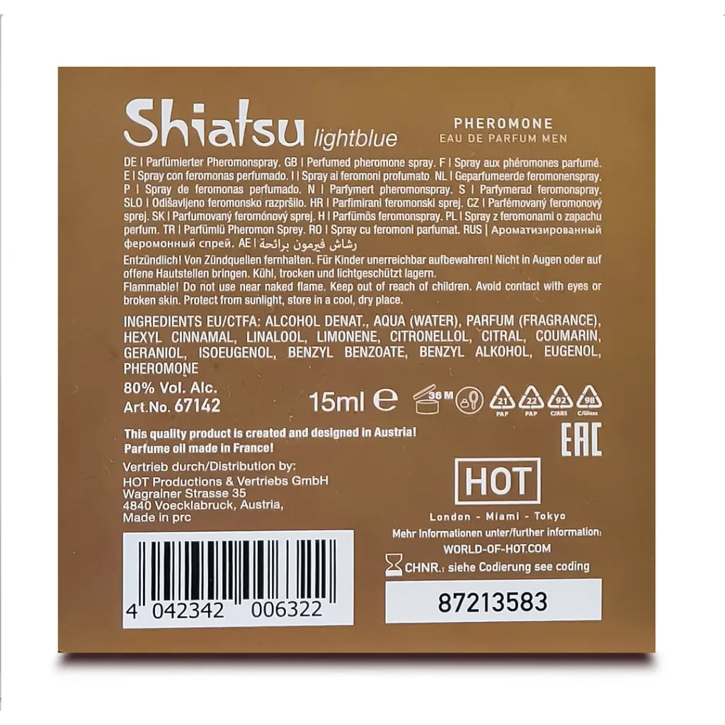Духи жіночі з феромонами Hot Shiatsu Pheromone Fragrance Women Pink 15 мл - фото 6