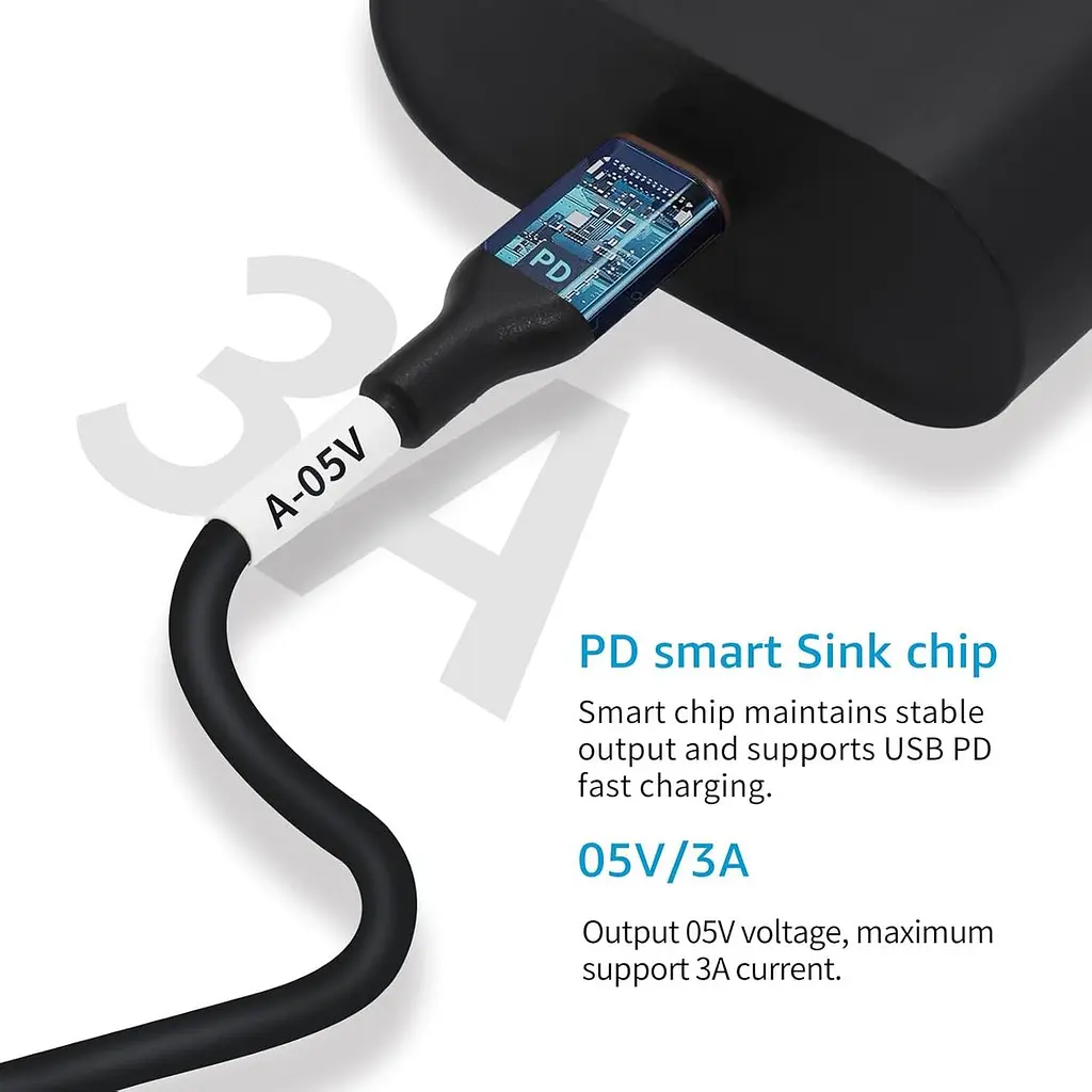 DSD TECH MagicConn SH-CP05A - USB Type-C PD - Кабель живлення постійного струму 5 В - фото 2