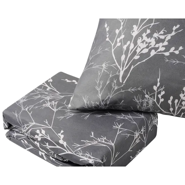 Комплект постільної білизни Soho Сімейний 2 шт. - 150x200 см Branch Grey - фото 3