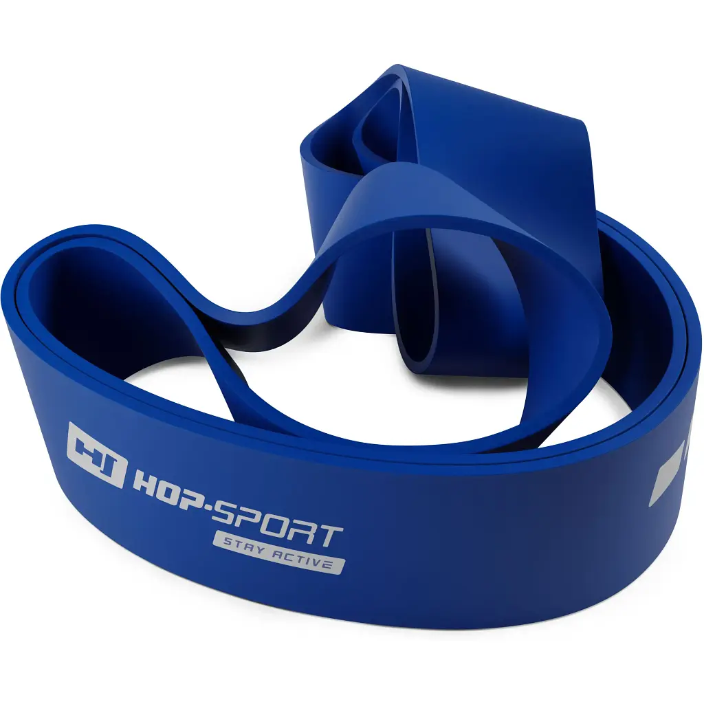 Резинка для фитнеса Hop-Sport 28-80 кг HS-L064RR синяя - фото 4