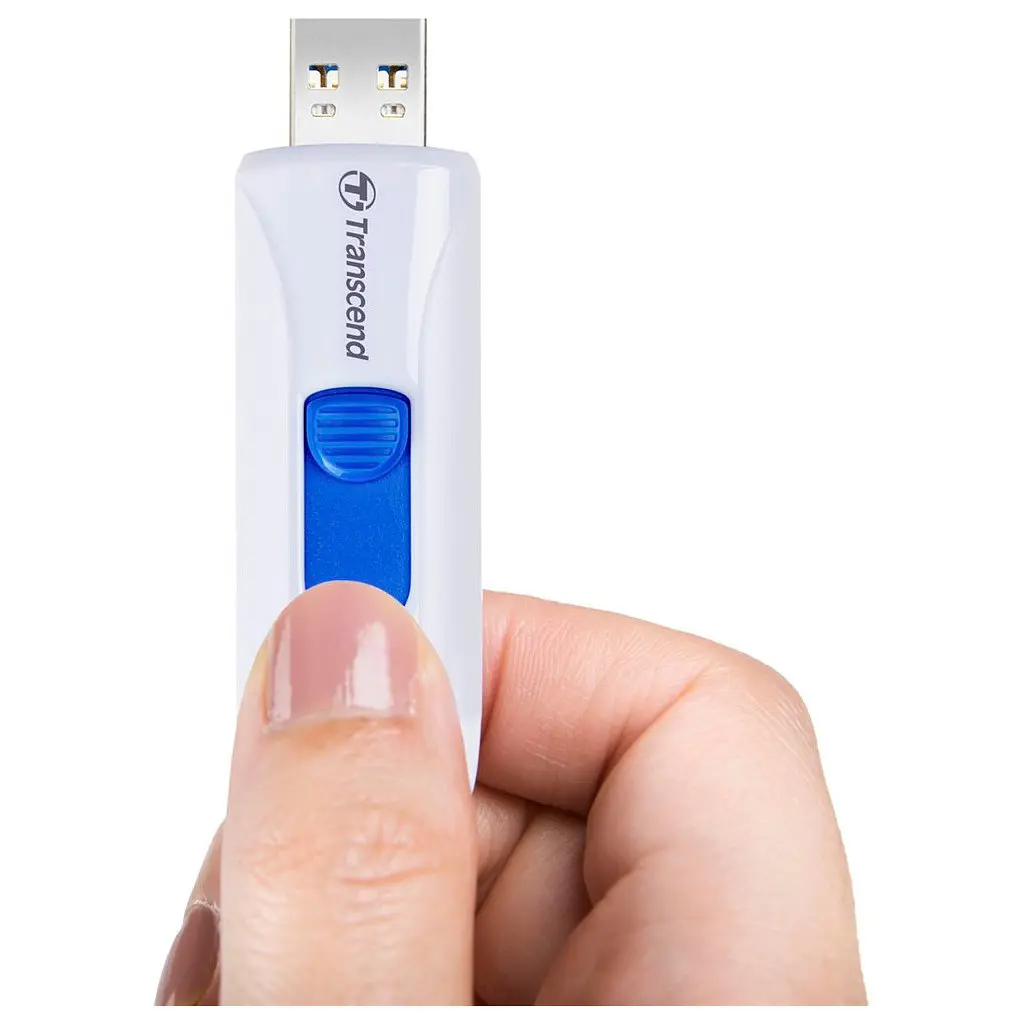 USB флеш накопитель Transcend 256GB JetFlash 790 White USB 3.1 (TS256GJF790W) - фото 6