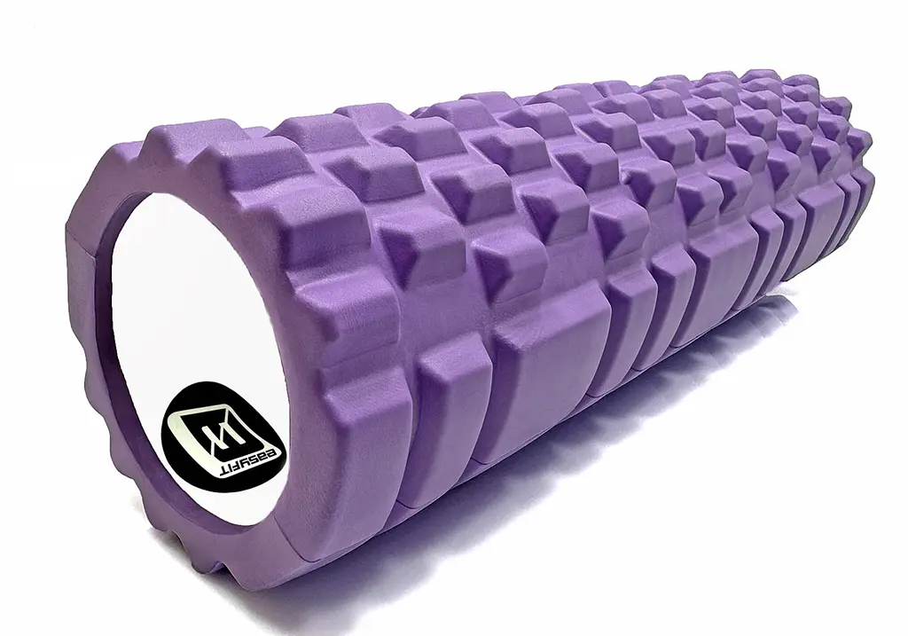 Масажний ролик EasyFit Grid Roller 45 см v.2.1 Фіолетовий (EF-2027-V) - фото 2