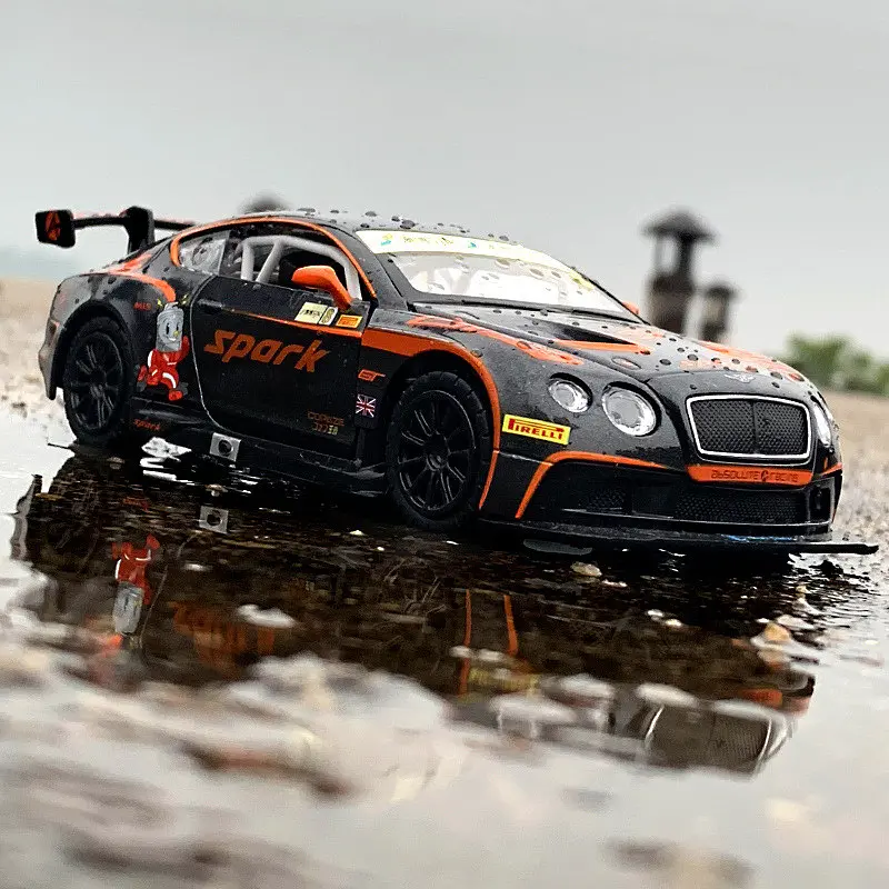 Модель металева Bentley Continental GT3 Concept 1:24, світло та звук Автопром - фото 5