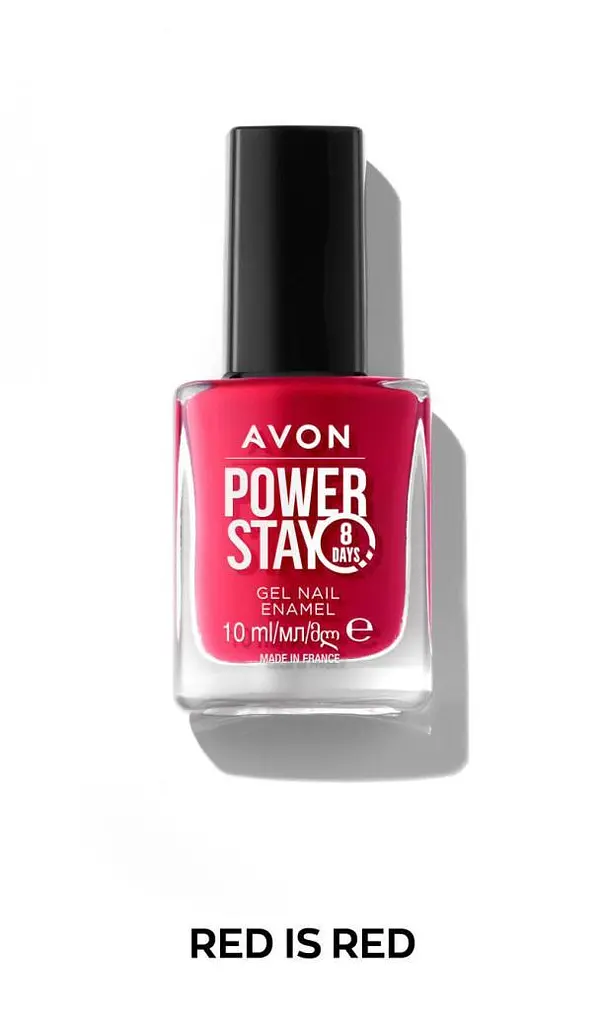 Лак для нігтів Avon «СуперСтійкість» Рожево-червоний/Red Is Red, 10 мл (158511592)
