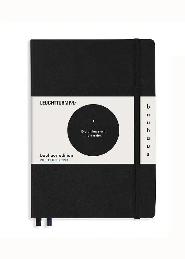 Блокнот Leuchtturm1917, Bauhaus Edition, Середній, чорний, крапка (359617)