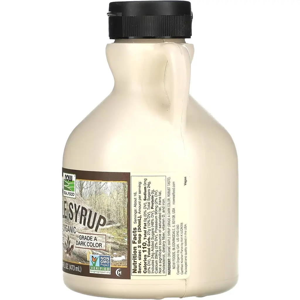 Кленовий сироп Now Organic Maple Syrup 473 мл - фото 2