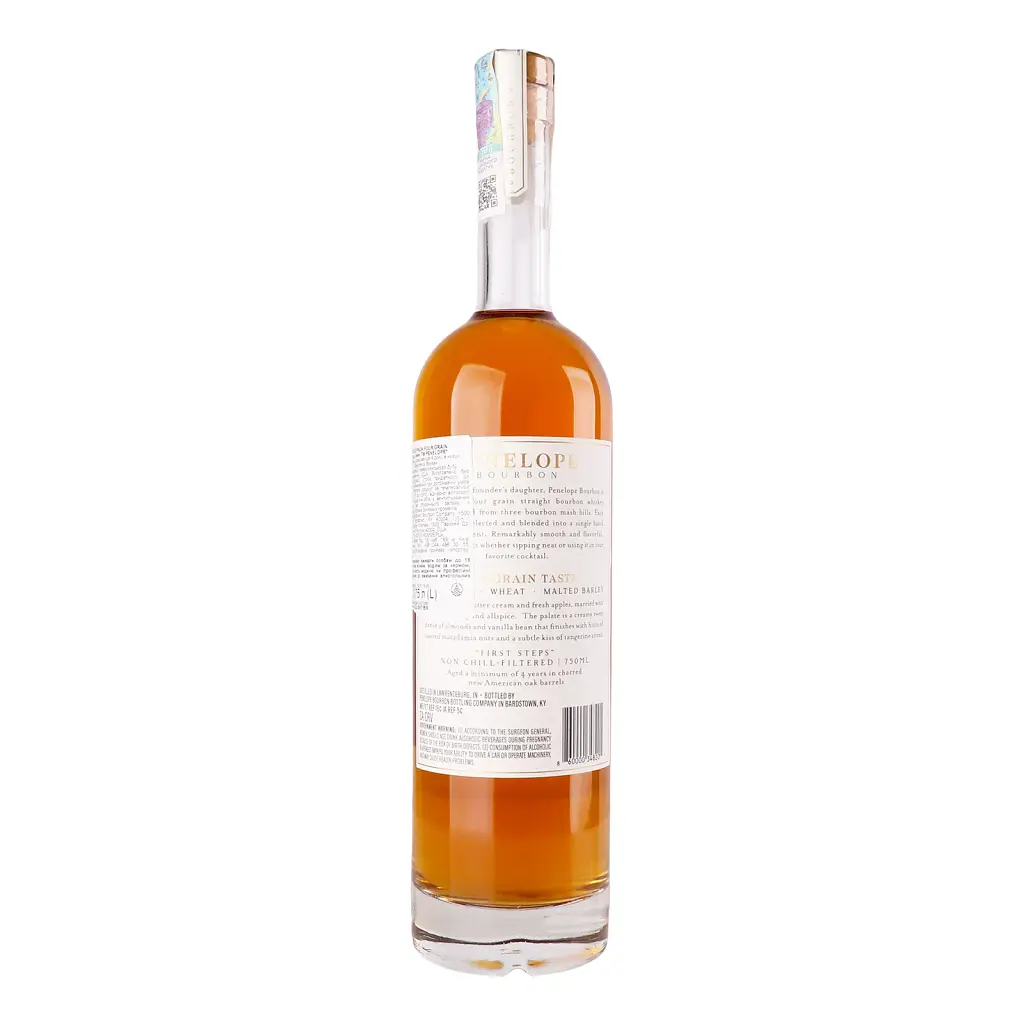 Виски Penelope Four Grain Straight Bourbon Whiskey 40% 0.75 л - фото 2