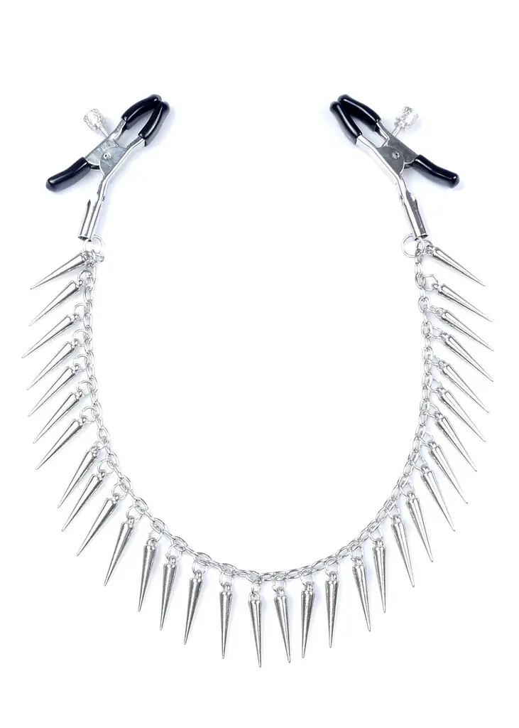 Затискачі для сосків Exclusive Nipple Clamps No.10 сріблясті - фото 5