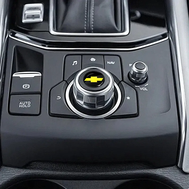 Наклейка з логотипом Chevrolet для автоключів d=15 мм Пластикова об'ємна (Завод) - фото 4