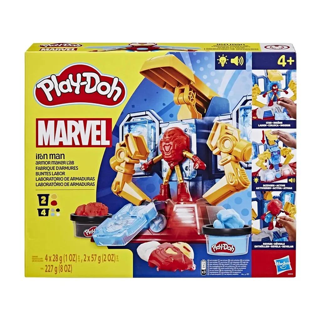 Набір для творчості Hasbro Play-Doh Marvel Айрон-Мен Залізна людина (G0035) - фото 8