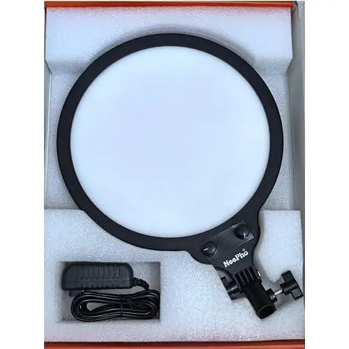 Кільцева лампа суцільний круг Neepho NP-36 Led Soft Ring Light 360 градусів 3 режими - фото 6