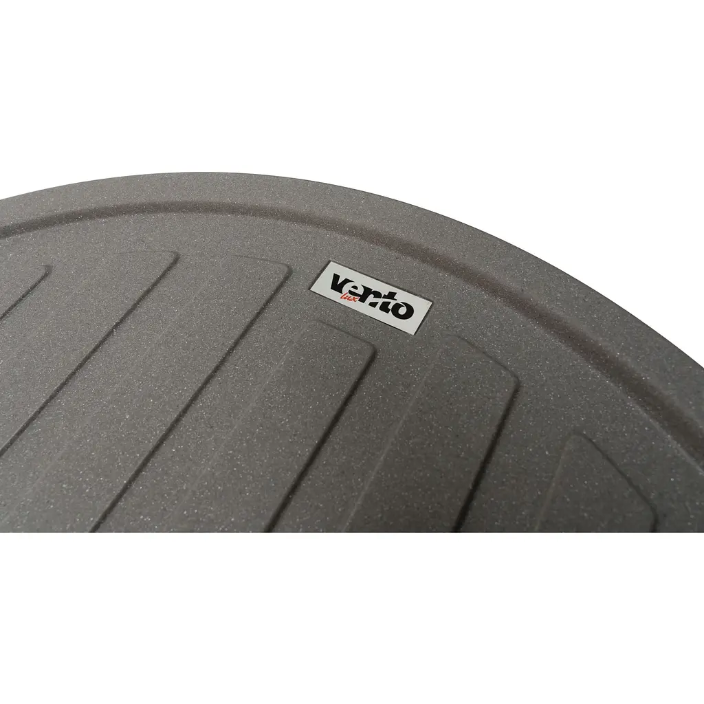 Кам'яна мийка Ventolux Emilia Gray Quartz 755х490х210 мм - фото 3