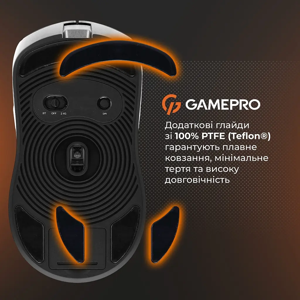 Миша бездротова GamePro Genesis Ranker Білий (GM012W) - фото 9