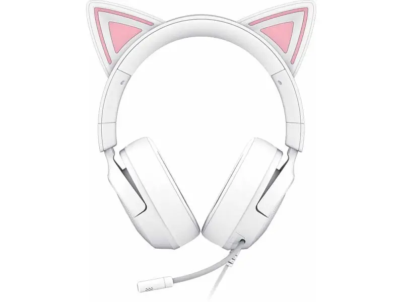 Навушники з мікрофоном Razer Kraken Kitty V3 X White (RZ04-05350300-R3M1) - фото 2