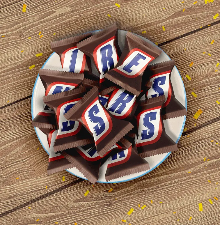 Батончики Snickers Minis Chocolate Candy Bars Bag 275 г - фото 4