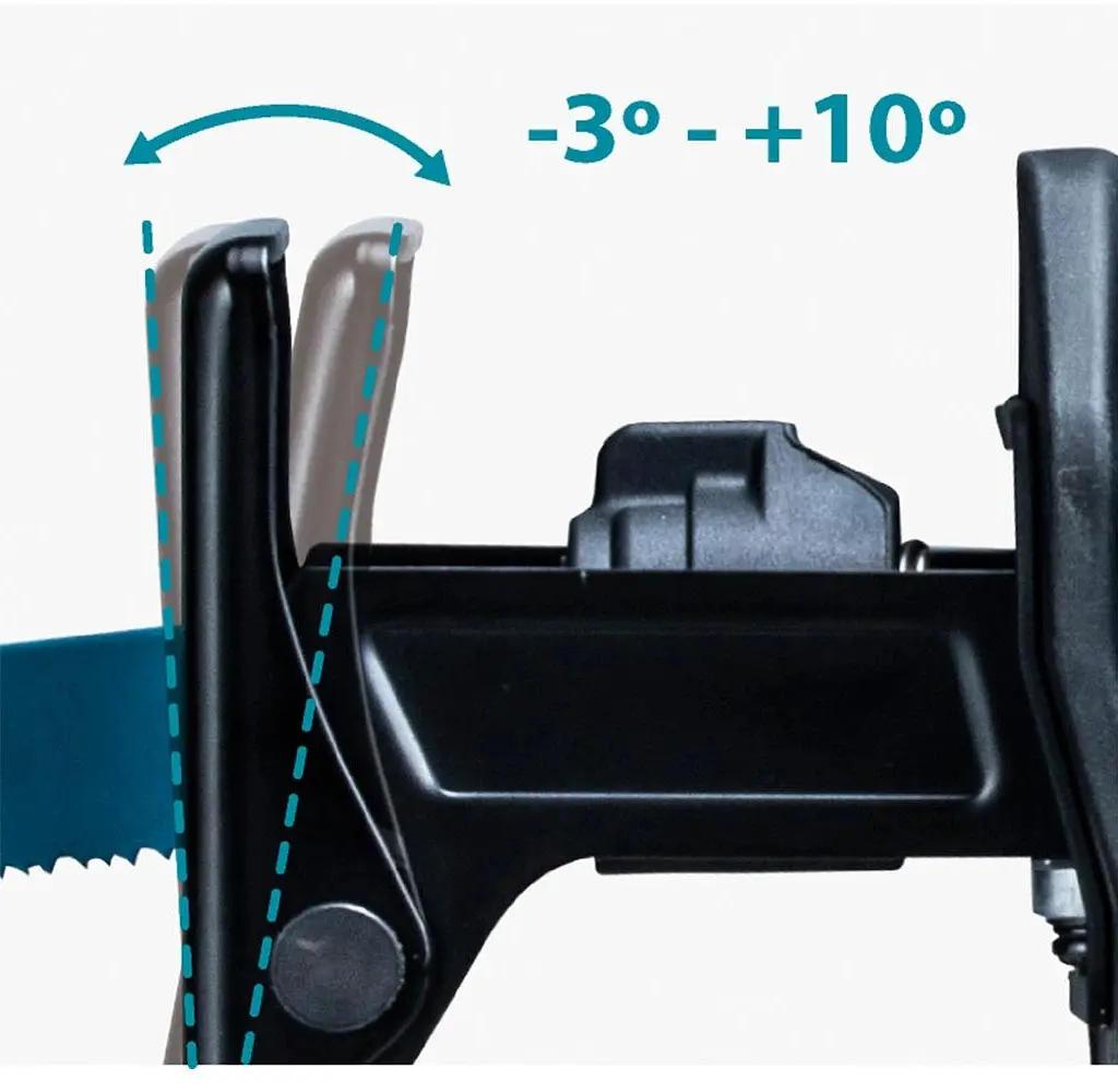 Пила шабельна акумуляторна Makita DJR189RTJ (22 мм, 3100 об/хв, 450 Вт, BL, LXT) - фото 8