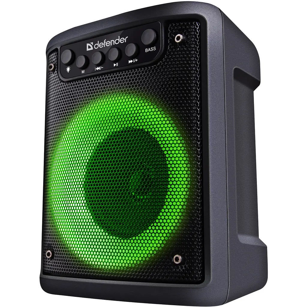 Акустична система 1.0 Defender Funky 10Вт, Light/BT/FM/USB/MIC/AUX - фото 3
