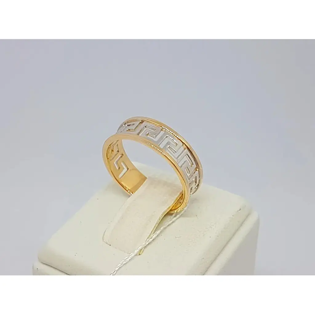 Золоте кільце Імперія золота. КБ318И 17,5 - фото 2