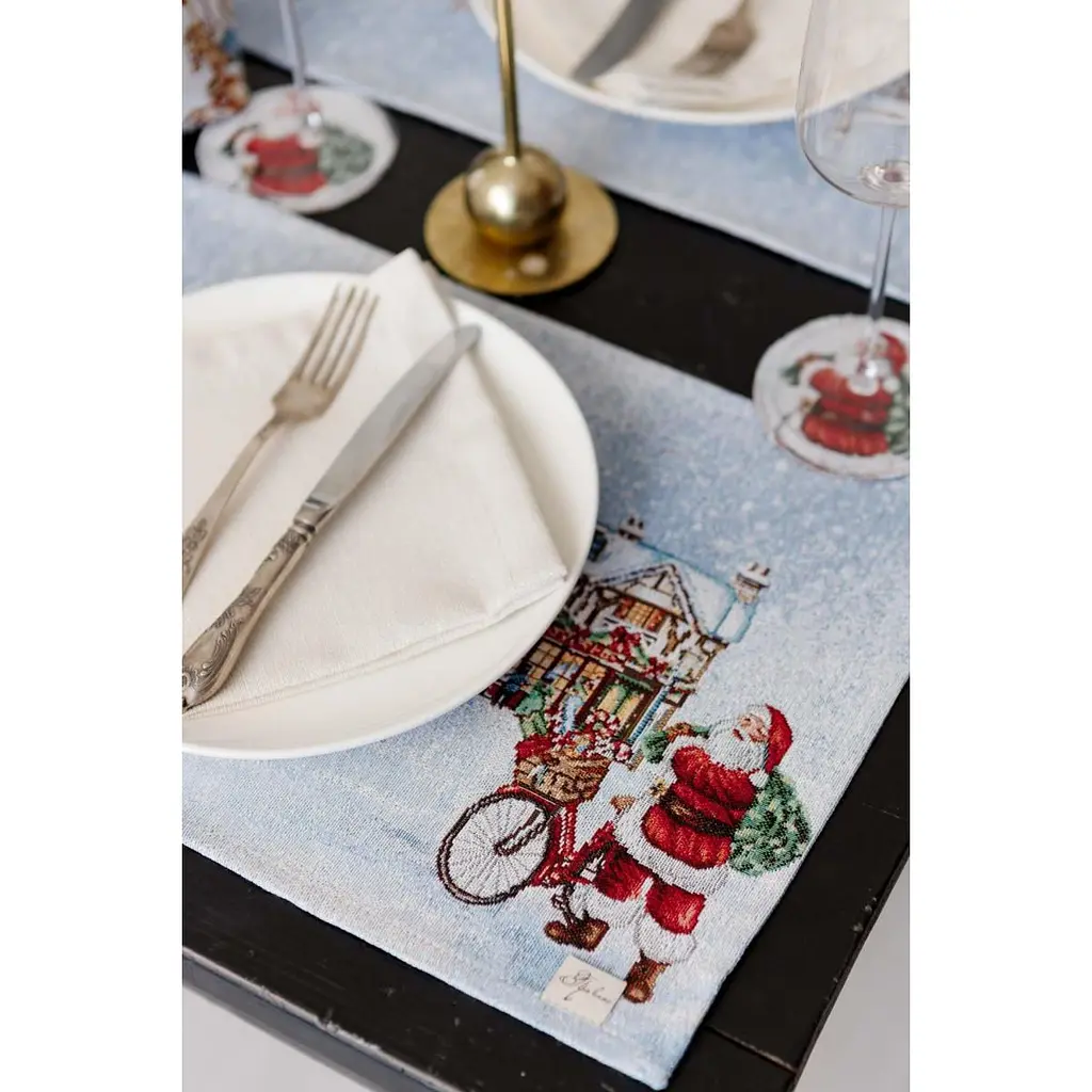 Салфетка гобеленовая Прованс Carousel с люрексом 30 x 50 см (41797) - фото 4