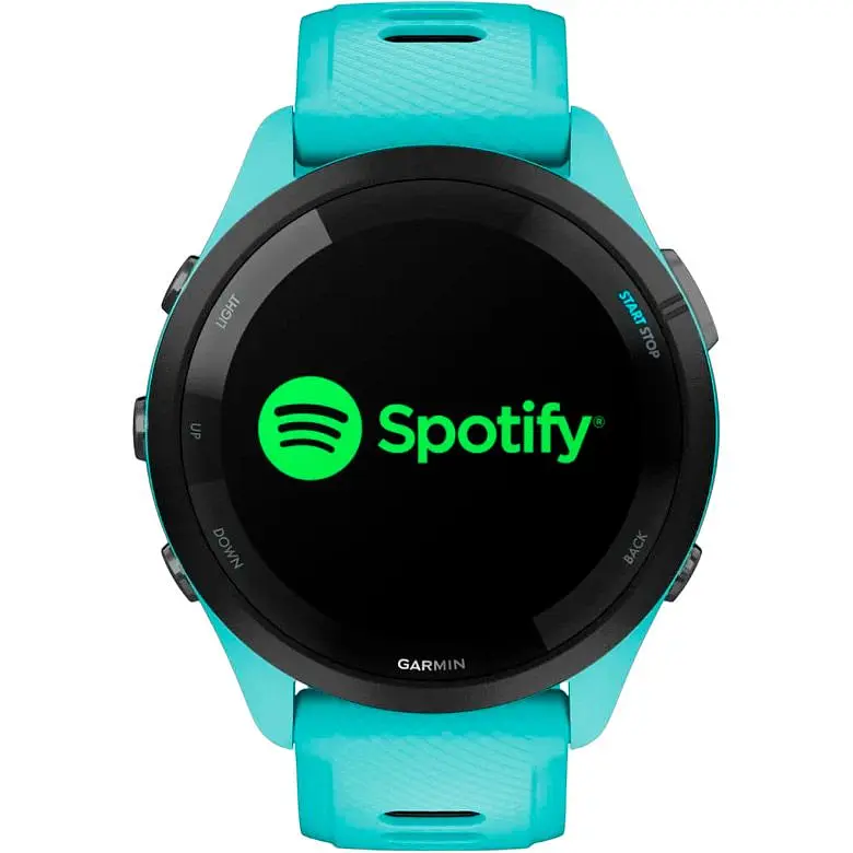 Смарт-годинник Garmin Forerunner 265 Black Bezel with Aqua Case and Aqua/Black Silicone Band (010-02810-02) [89365] - фото 6