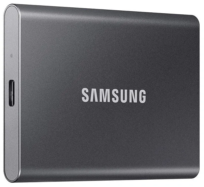 Накопичувач зовнішній SSD 4TB Samsung T7 Titan Gray (MU-PC4T0T/WW) - фото 2