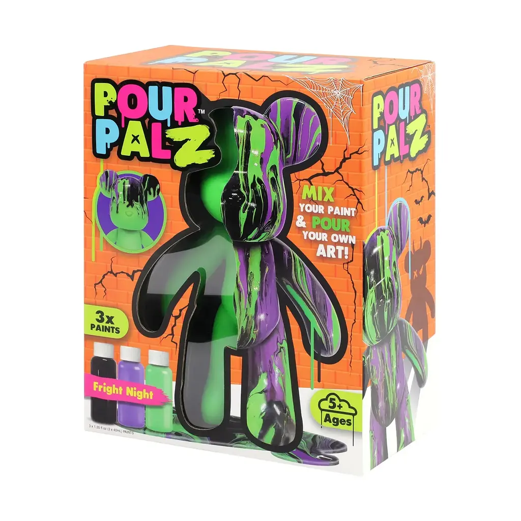 Набор для творчества ToyMonster Pour Palz Black Edition Мишка Ночь ужасов (GS-G87784/2) - фото 4