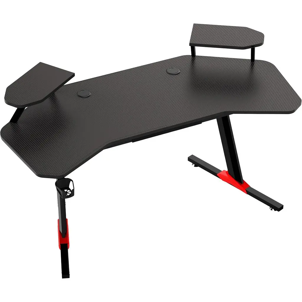 Комп'ютерний ігровий стіл GT Racer T-1246 Black [125849] - фото 2