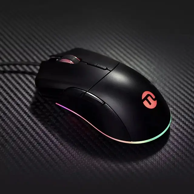 Мышь Xiaomi NingMei Wired Gaming Mouse GM55 Black [95639] - фото 2