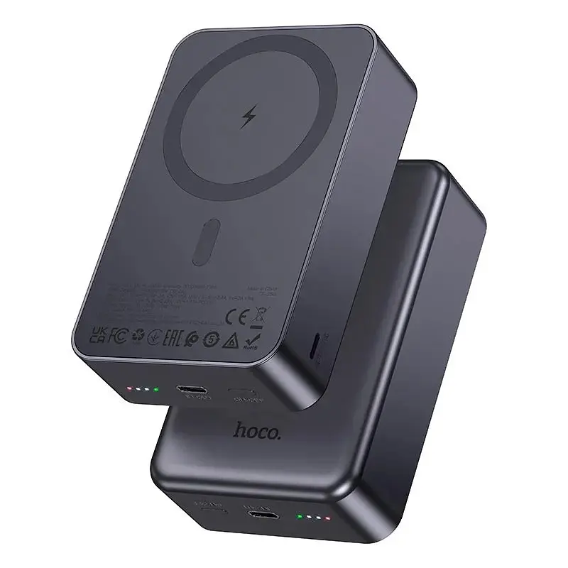 Акумулятор портативний Hoco J160B Original PD 20W magnetic power bank 20000mAh бездротова зарядка - фото 2