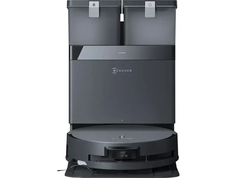 Робот-пилосос з вологим прибиранням ECOVACS Deebot X8 Omni Black - фото 2