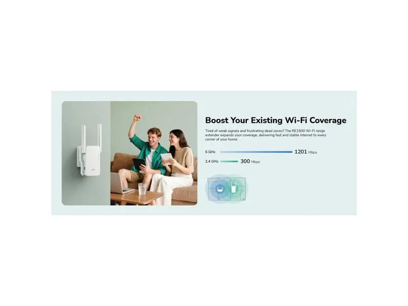 Повторювач Wi-Fi CUDY RE1500 - фото 12