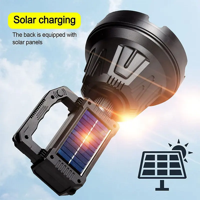 Фонарь переносной Voltronic W5109+Solar, 3+3 режима, встроенный аккумулятор, USB+micro - фото 10