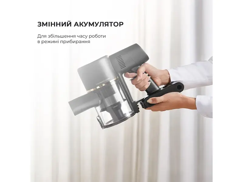 Вертикальний + ручний пилосос (2 в 1) Dreame R10 Pro Black - фото 4
