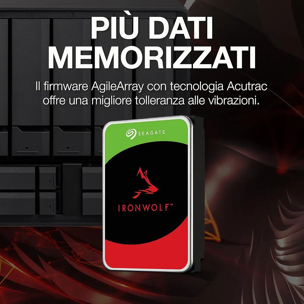 Жорсткий диск Seagate 2TB 3.5` 5400 256MB SATA IronWolf - фото 3