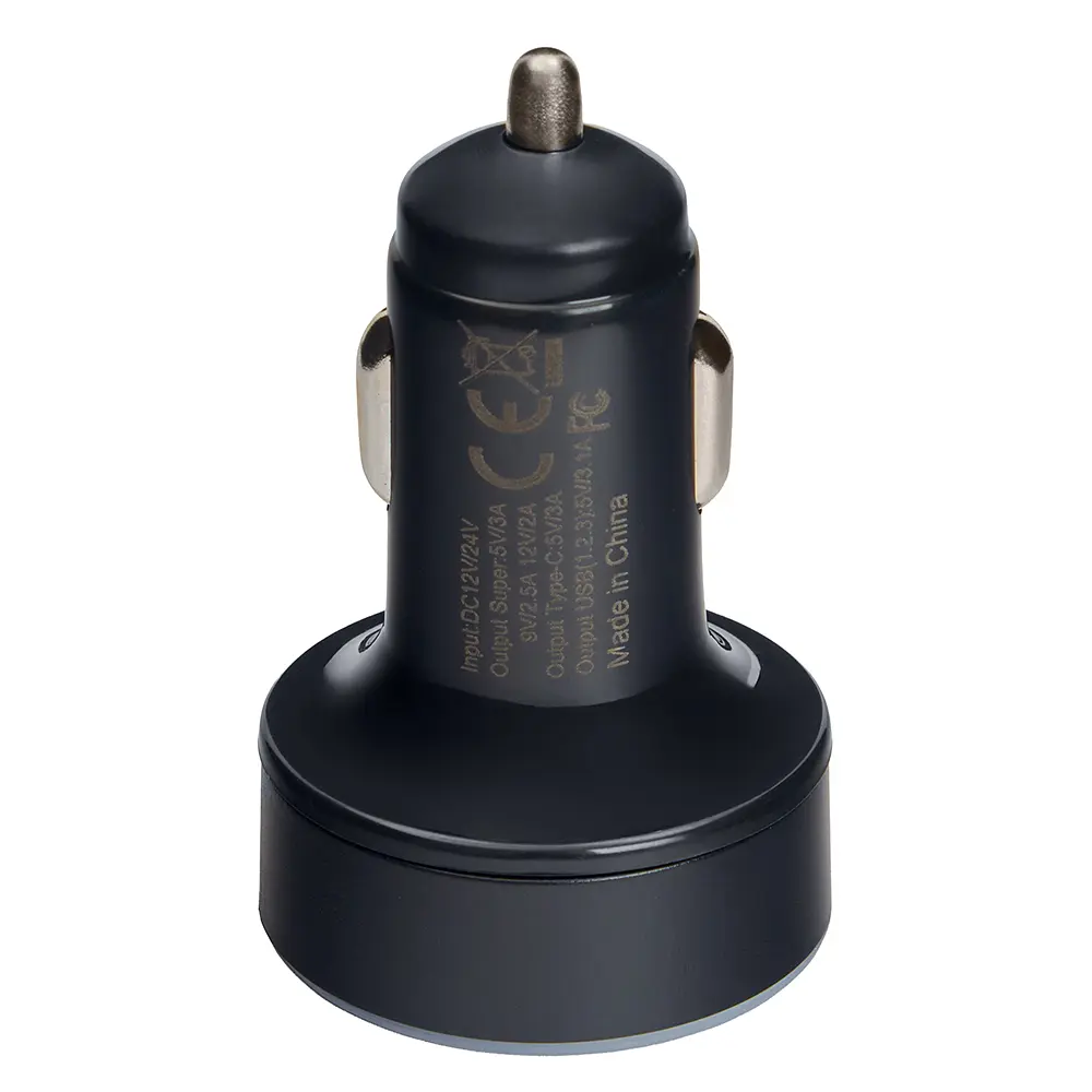 Автомобільний зарядний пристрій VOIN, 36W, 4USB QC3.0 18W + 2PD 18W, 12/24V (C-36211) - фото 3