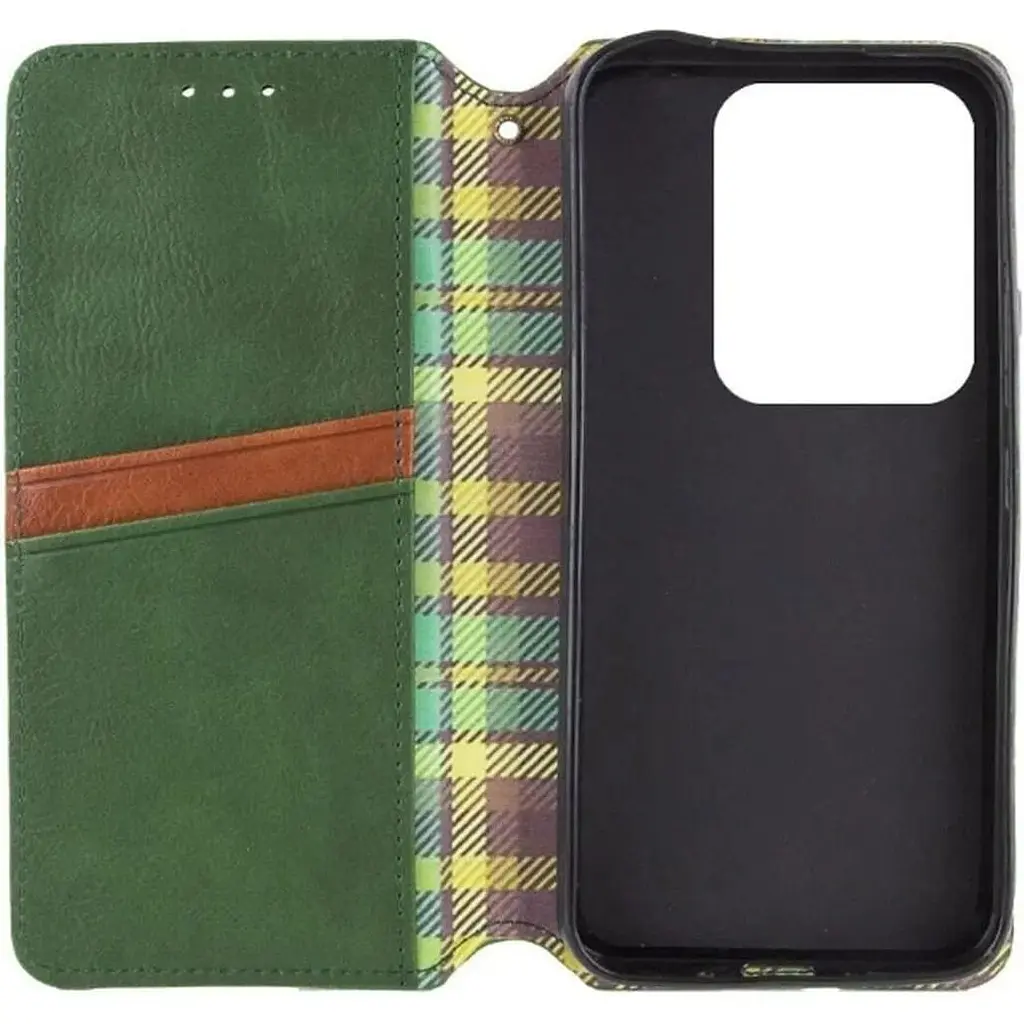 Чохол-книжка Rubic Leather Case для Redmi Note 13 Pro 5G/Poco X6 5G Green [120838] - фото 3