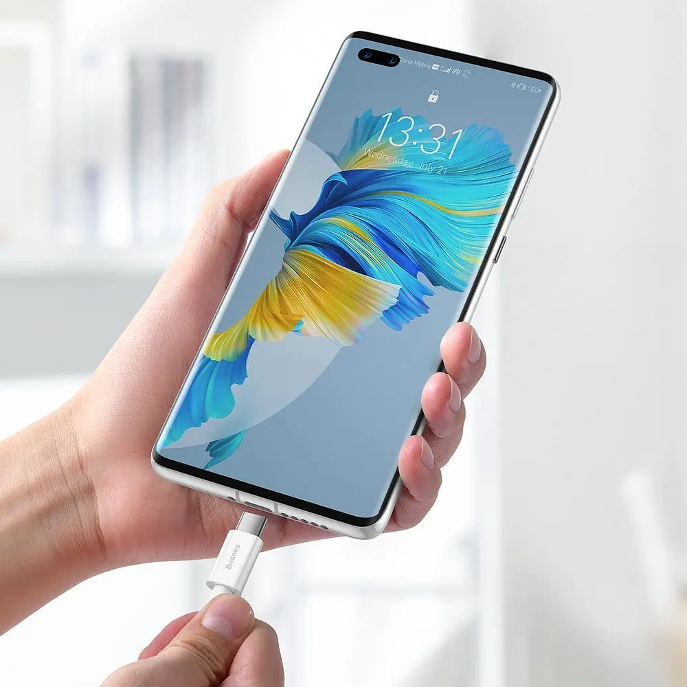 Кабель Baseus Superior Series Fast Charging USB to USB-C 66W 1m (CATYS-02) White [67416] - фото 7