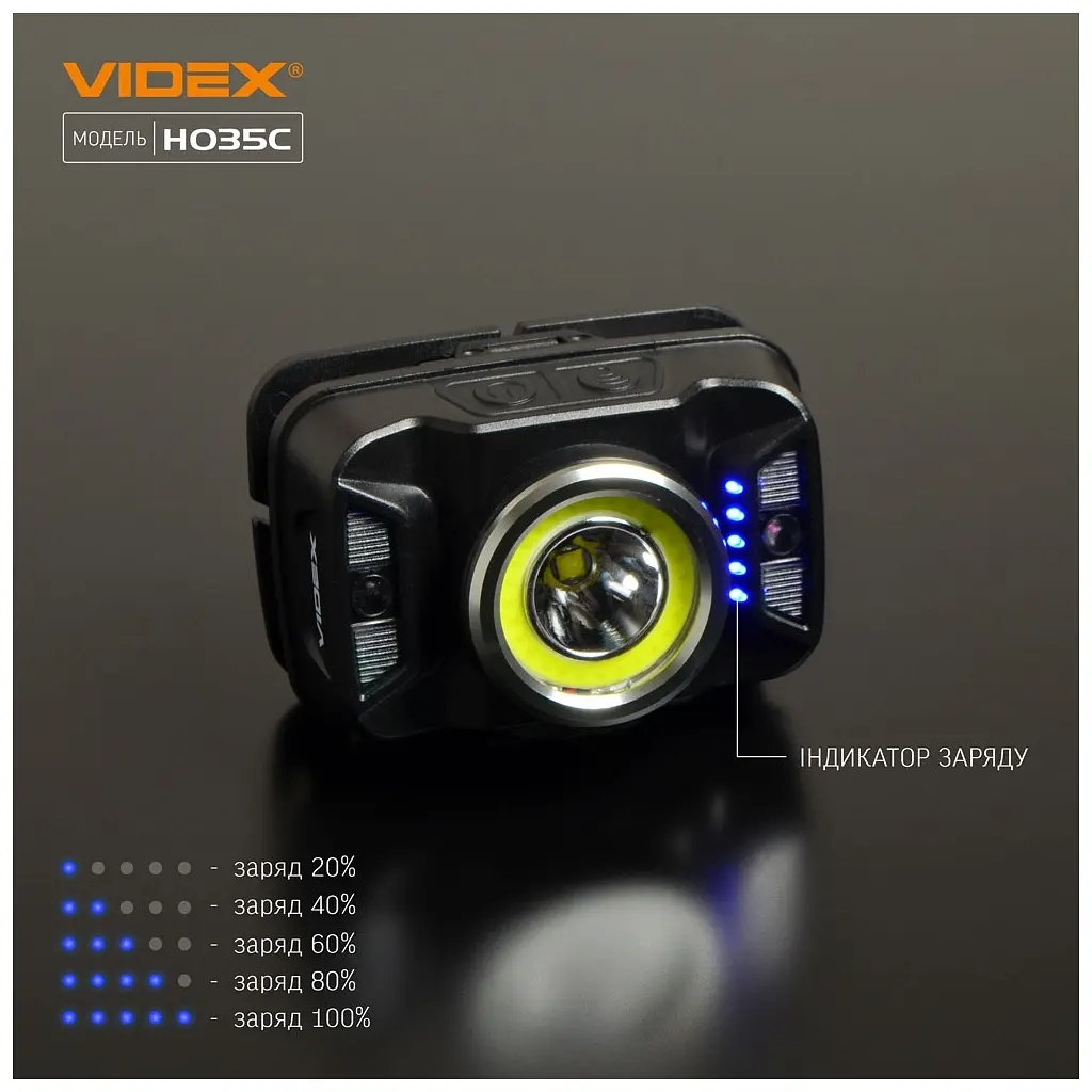 Ліхтар Videx 410Lm 5000K (VLF-H035C) - фото 8