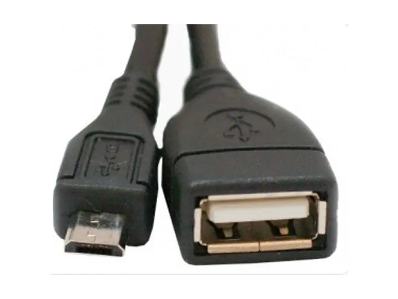 Кабель ATCOM USB 2.0 Micro 5P to AF OTG 0.8m (16028)