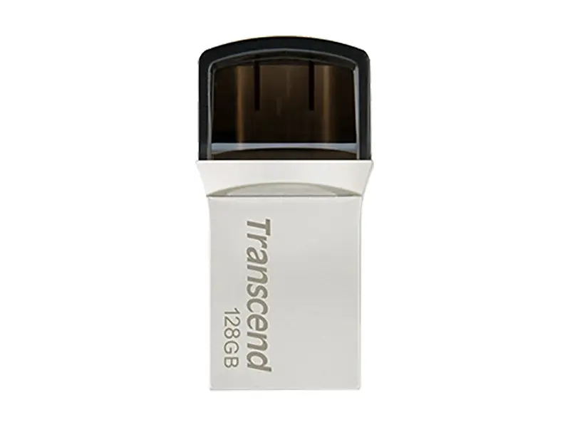 USB флеш накопичувач Transcend 128 GB USB Type-C JetFlash 890 Silver (TS128GJF890S) - фото 2