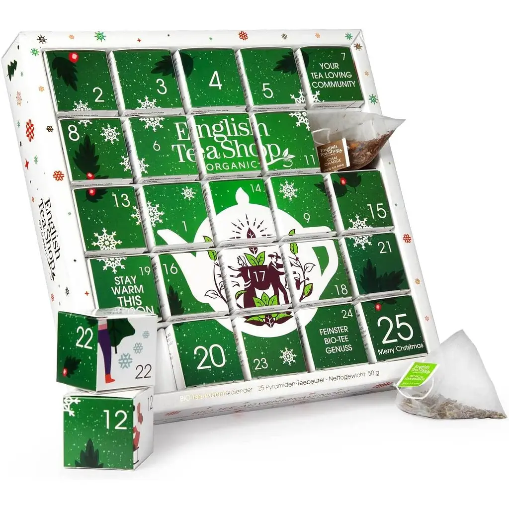 Адвент-календарь English Tea Shop Green Puzzle, 50 г (25 шт. х 2 г) (874815) - фото 3