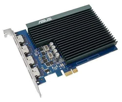 Відеокарта GeForce GT730, Asus, 2Gb GDDR5, 64-bit, 4xHDMI, 927/5010 MHz, Silent (GT730-4H-SL-2GD5) - фото 2