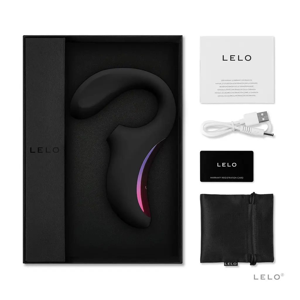 Кліторально-вагінальний звуковий стимулятор Lelo Enigma Cruise Black - фото 9