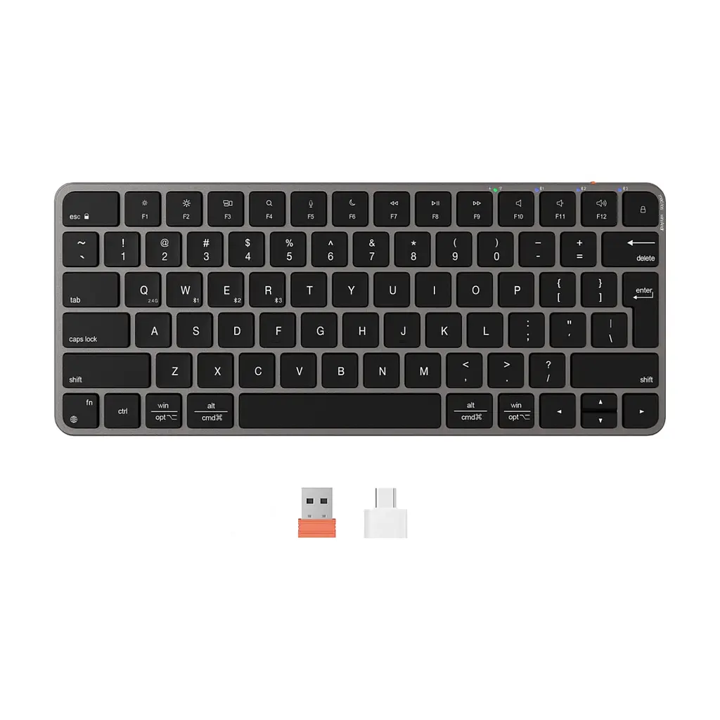 Клавіатура Meetion K210 Bluetooth/Wireless Black (MT-K210MW-A-RUA) - фото 2