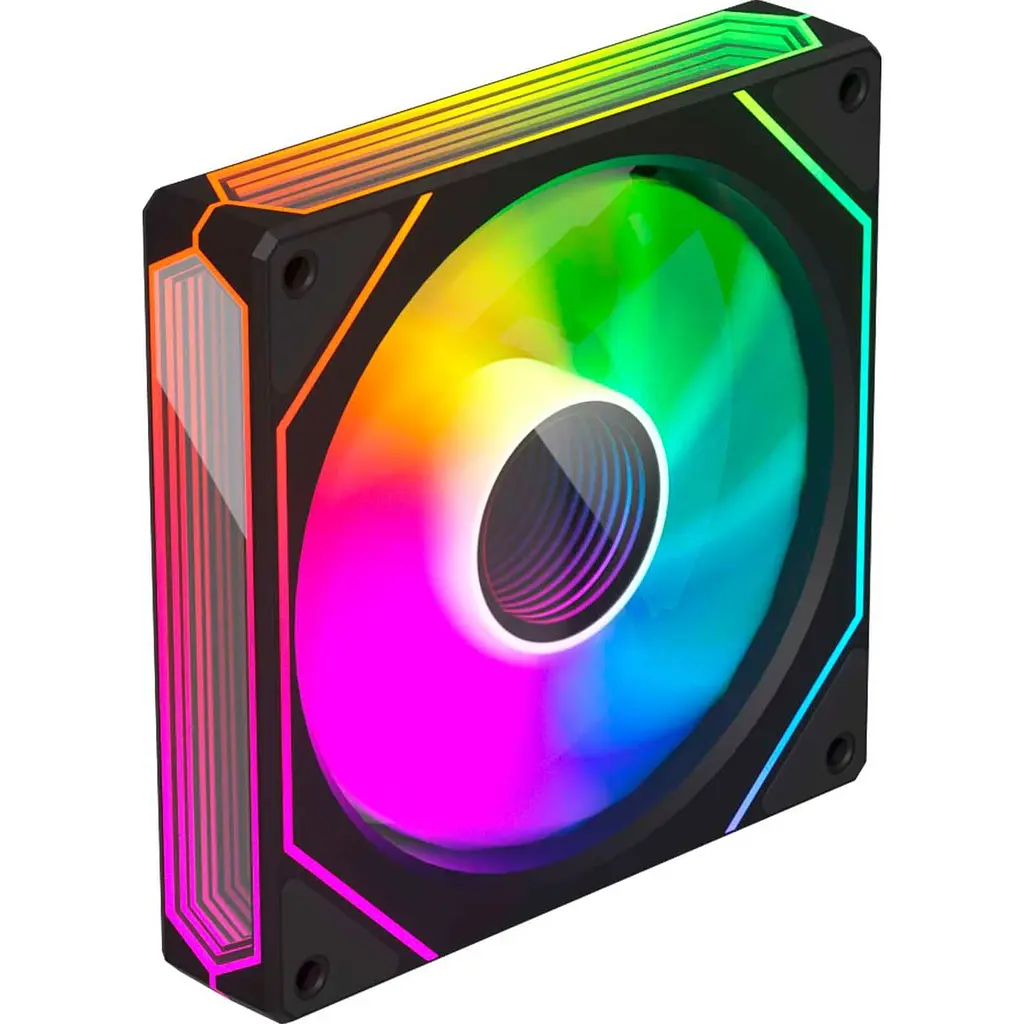 Вентилятор Zezzio Prism 6 Pro ARGB Ultra Fan Black - фото 2