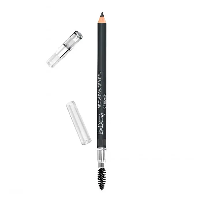 Карандаш для бровей IsaDora Brow Powder Pen Black тон 01, 1.1 г (492737) - фото 2