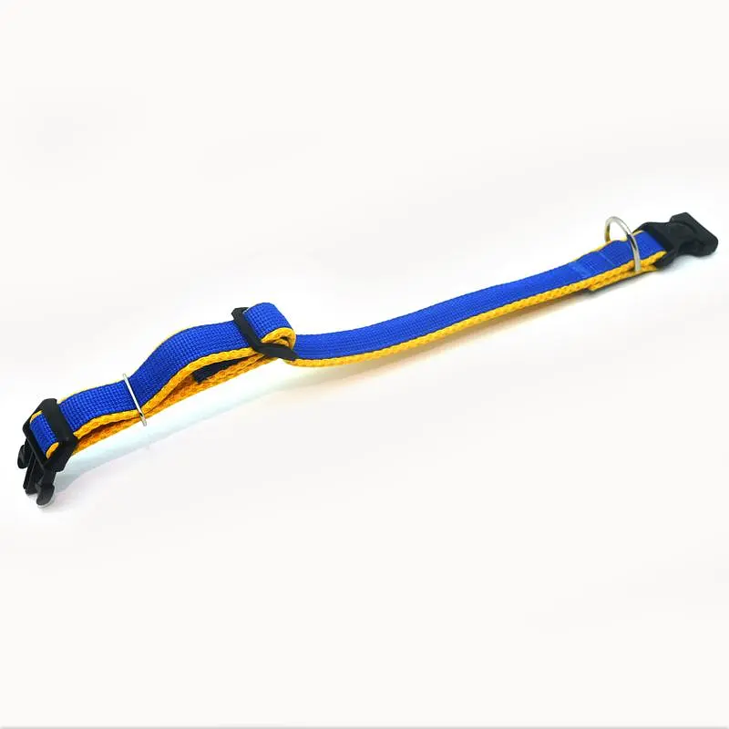 Нашийник для собак Zoo-hunt Стиль 2,0 см 25-38 см капроновий синьо-жовтий - фото 2