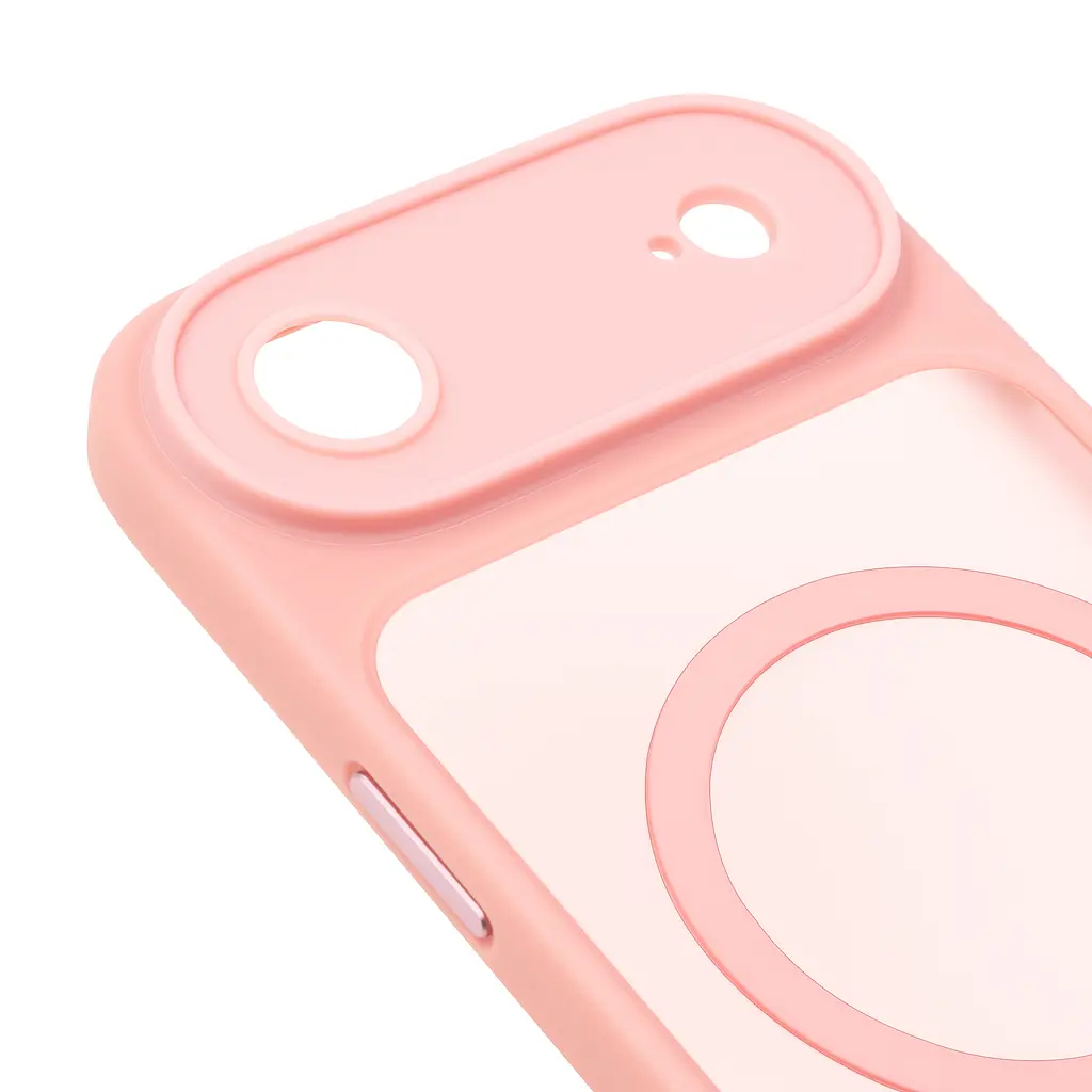 Чехол для Apple iPhone 17 Air, Lush MagCase, розовый, противоударная панель-накладка из TPU и PC, полупрозрачный чехол с MagSafe (с магнитом), с защитой камеры, поддержка беспроводной зарядки, защита всего корпуса, ArmorStandart (ARM87478) - фото 4