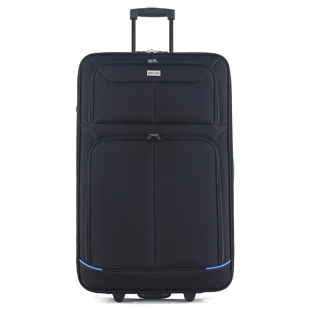 Валіза середня Semi Line 24 дюйми (M) дюйми (M) Polyester Black (T5753-3) - фото 2